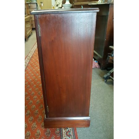 Edwardianischer Nachttisch mit Regal