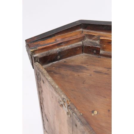 Antiker Hänge-Eckvitrine