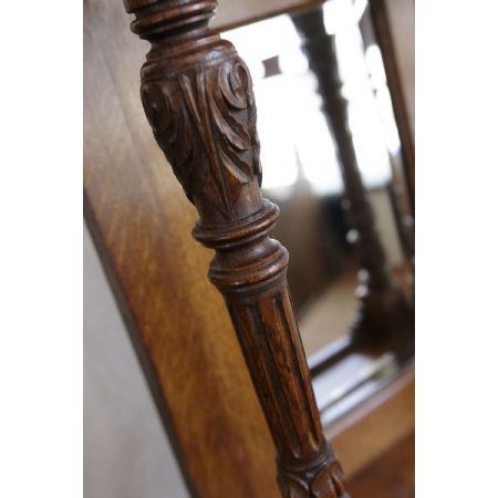 Antikes paar Eichenholz Schränke