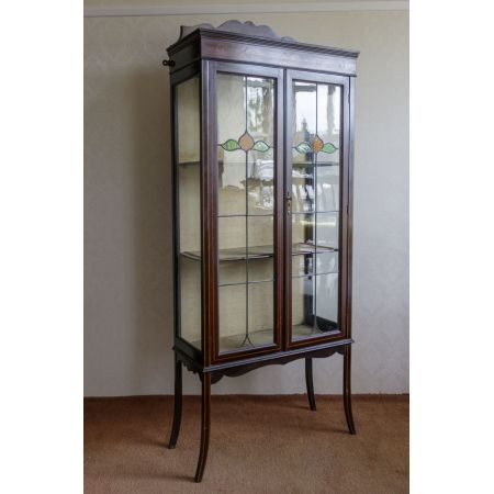 Antiker Porzellanschrank aus dem 19. Jahrhundert