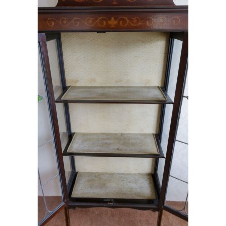 Antiker Porzellanschrank aus dem 19. Jahrhundert