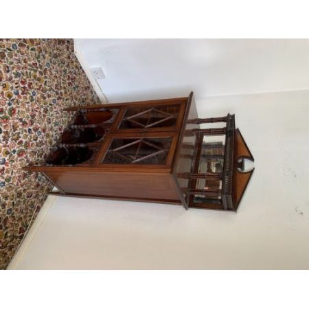 Edwardianische antike Vitrine