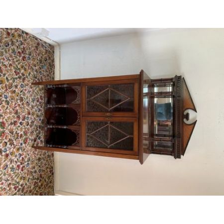 Edwardianische antike Vitrine