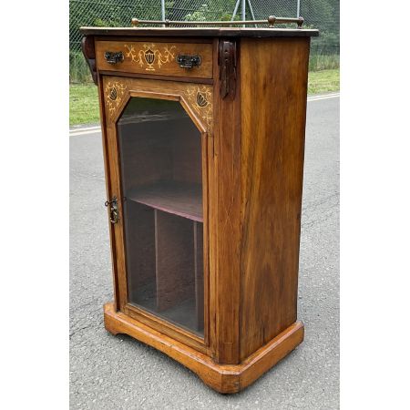Viktorianscher Musikschrank / Vitrine
