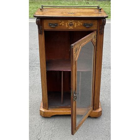 Viktorianscher Musikschrank / Vitrine