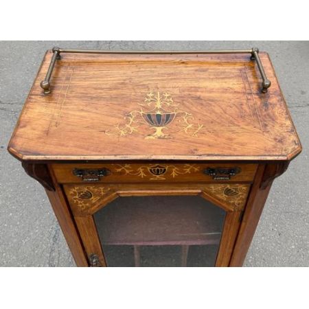 Viktorianscher Musikschrank / Vitrine
