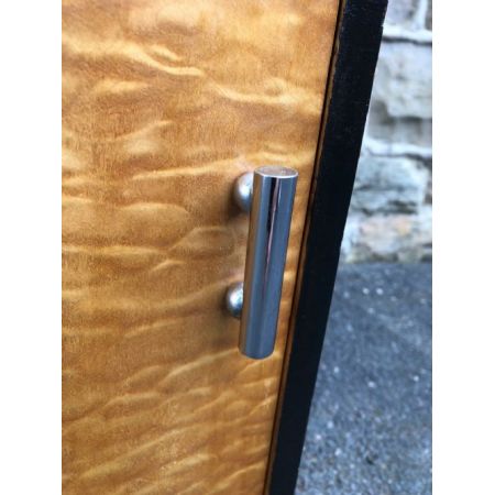 Art Deco Nachttisch aus Walnussholz