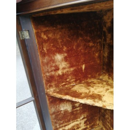 Kleiner antiker Eckschrank aus Mahagoni