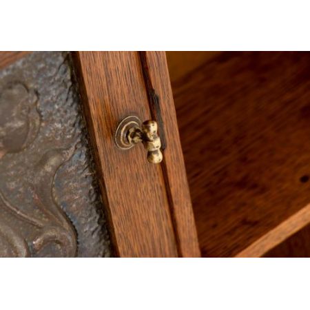 Antiker Wandschrank aus Eichenholz