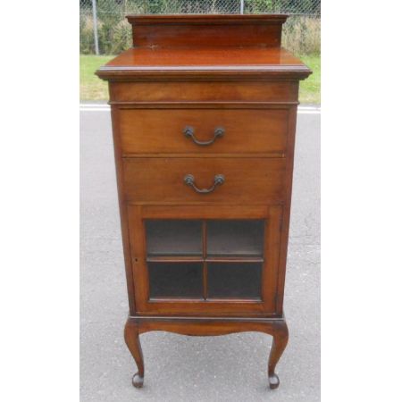 Antiker Notenschrank aus Mahagoni