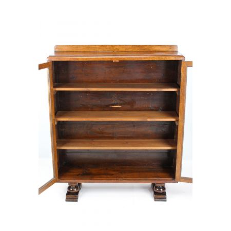 Art-Deco-Bücherregal aus Eiche