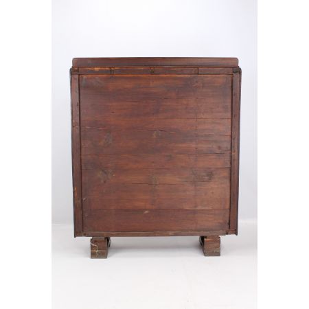 Art-Deco-Bücherregal aus Eiche