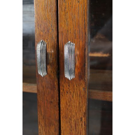 Art-Deco-Bücherregal aus Eiche