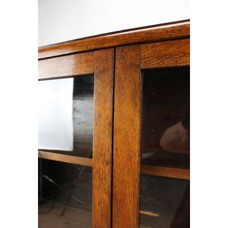 Art-Deco-Bücherregal aus Eiche