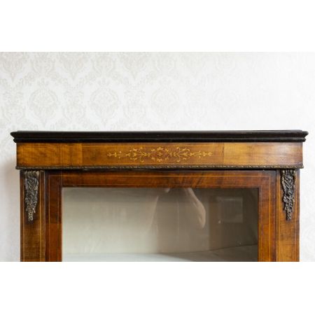 Antiker viktorianischer Vitrinenschrank / Pierschrank