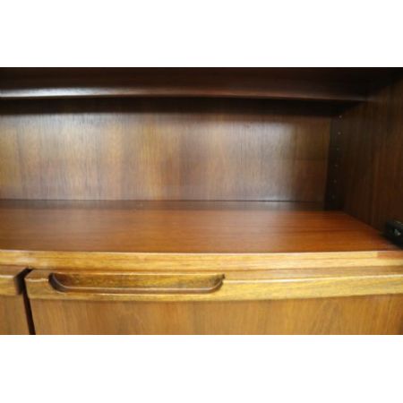 Zweiteiliges Retro Schrankset aus Teakbaumholz