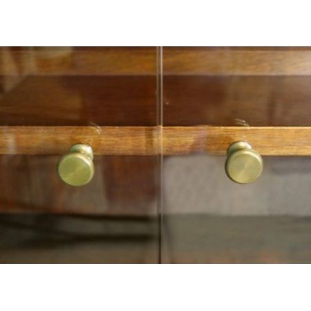 Zweiteiliges Retro Schrankset aus Teakbaumholz