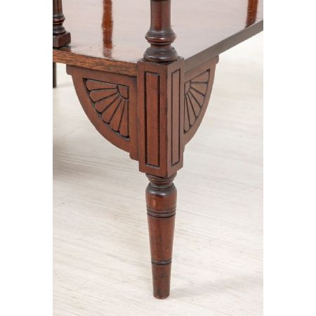 Arts and Crafts Mahagoni Beistelltisch