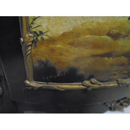 Antike Italienische Mahagoni Vitrine