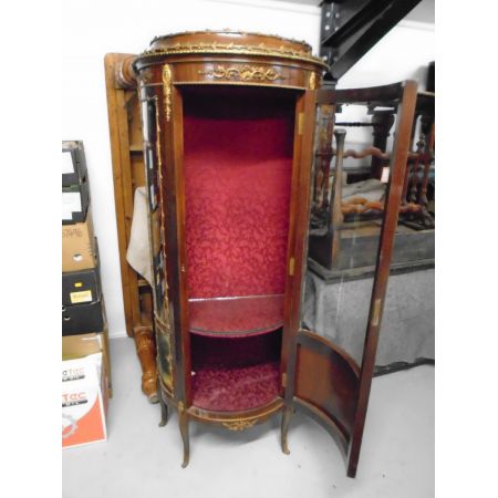 Antike Italienische Mahagoni Vitrine