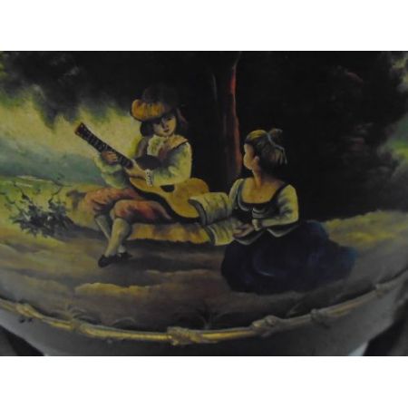 Antike Italienische Mahagoni Vitrine