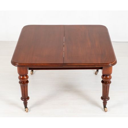 Viktorianischer antiker Mahagoni Esstisch aus 1870