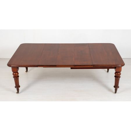 Viktorianischer antiker Mahagoni Esstisch aus 1870