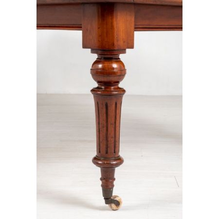 Viktorianischer antiker Mahagoni Esstisch aus 1870