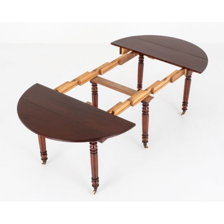 Antiker Mahagoni Dropleaf Esstisch (erweiterbar)