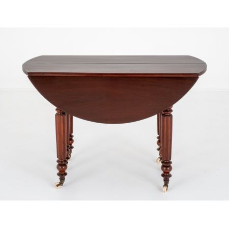 Antiker Mahagoni Dropleaf Esstisch (erweiterbar)