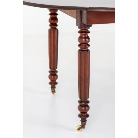 Antiker Mahagoni Dropleaf Esstisch (erweiterbar)