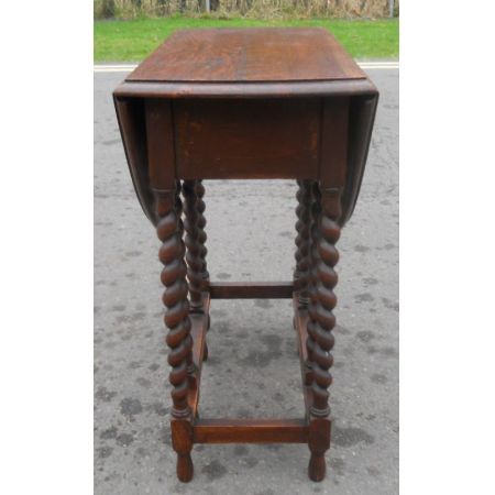 Ovaler Klapptisch / Drop Leaf Table aus Eiche, ca. 1920