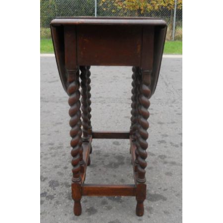 Ovaler Klapptisch / Drop Leaf Table aus Eiche, ca. 1920