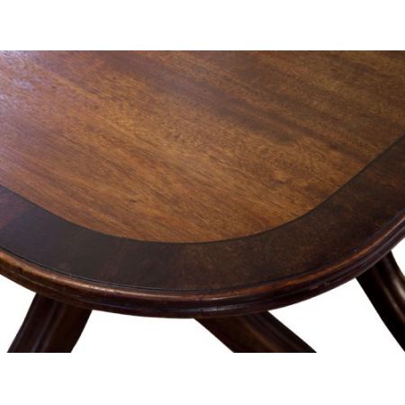 Antiker Regency Twin Pillar Table, original englisch