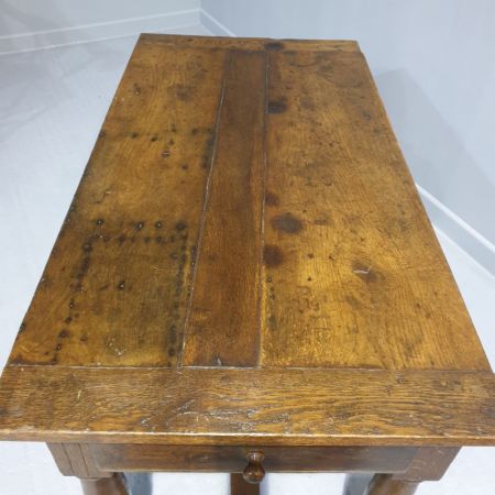 Antiker französischer Landhaus Esstisch, ca. 1750