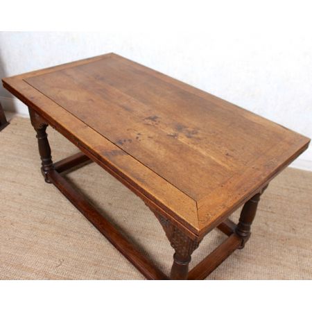 Englischer Trestle Dining Table / Esstisch, Eiche, für 10 Personen, ca. 1750