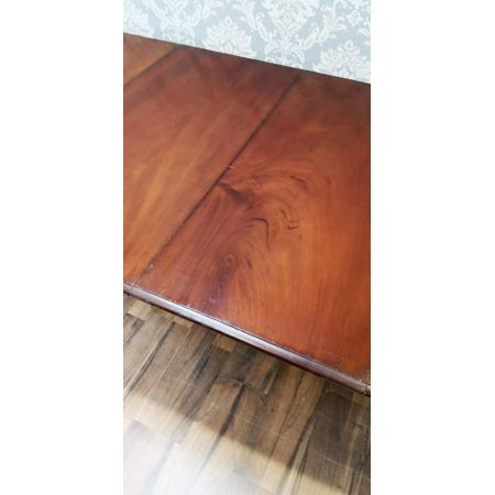 Antiker frühviktorianischer Mahagoni Esstisch, ca. 1850