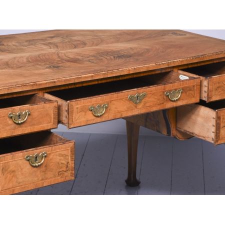 Antiker seltener Bibliotheksschreibtisch, ca. 1900