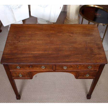 Viktorianischer Twin Pedestal Schreibtisch