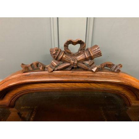 Viktorianischer Palisander Schreibtisch mit Intarsien