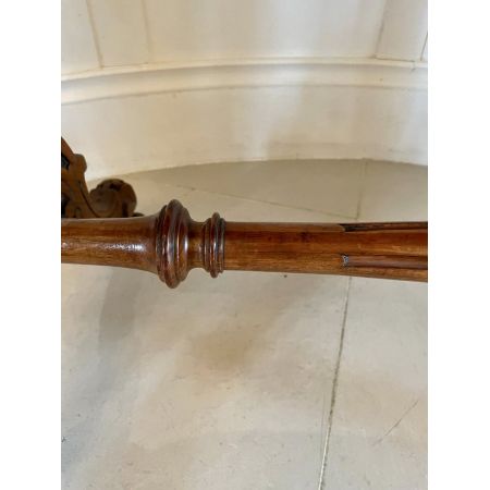 Viktorianischer Kidney Desk aus Wurzelholz