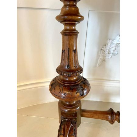 Viktorianischer Kidney Desk aus Wurzelholz