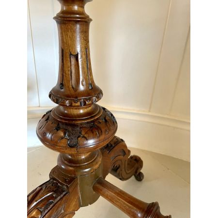 Viktorianischer Kidney Desk aus Wurzelholz