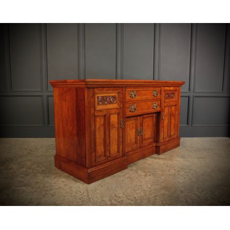 Engliches massives Pollard Eichenholz Sideboard von Thomas Turner