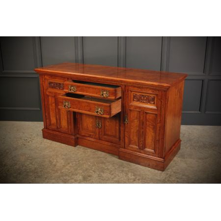 Engliches massives Pollard Eichenholz Sideboard von Thomas Turner
