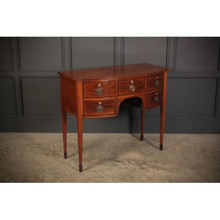 Englisches Bowfronted regency Sideboard aus massivem Palisander
