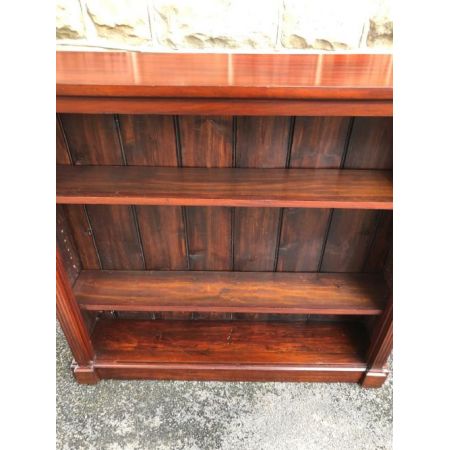 Antikes englisches Bücherregal aus Mahagoni