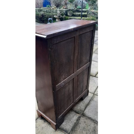 Englisches georgianisches verglastes Bookcase aus massivem Mahagoni