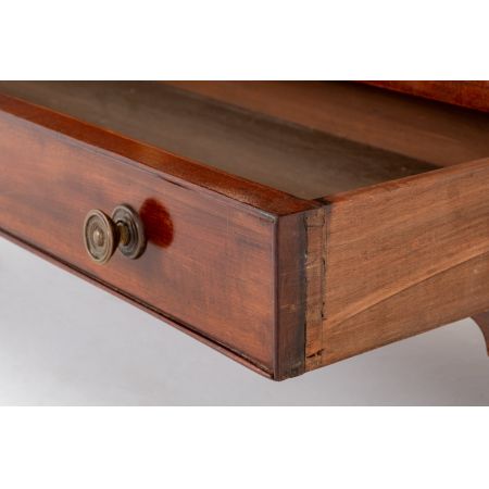 Englisches Bücherregal / Waterfall Bookcase aus massivem Mahagoni