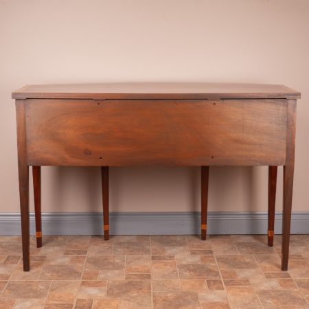 Englisches massives Mahagoni-Sideboard mit Intarsien